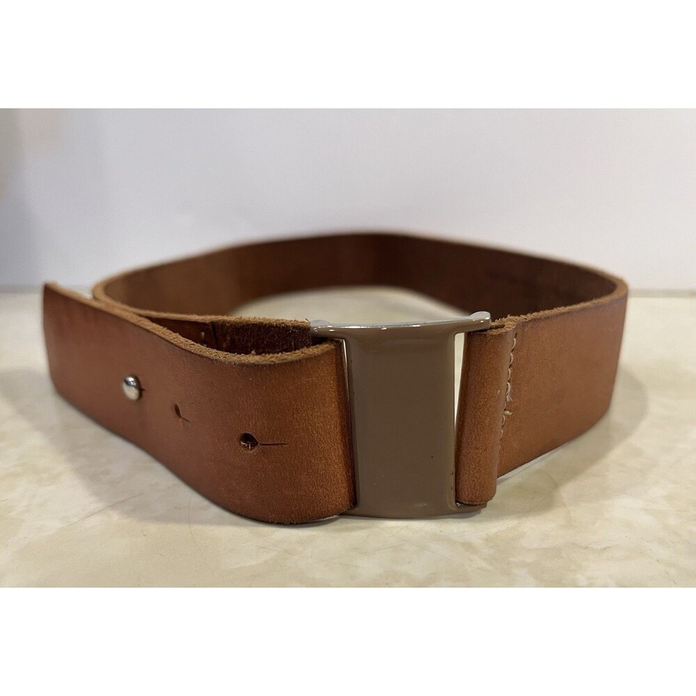 GAP Leather Brown Tan Womens Belt Sz XS - Picture 2 of 10